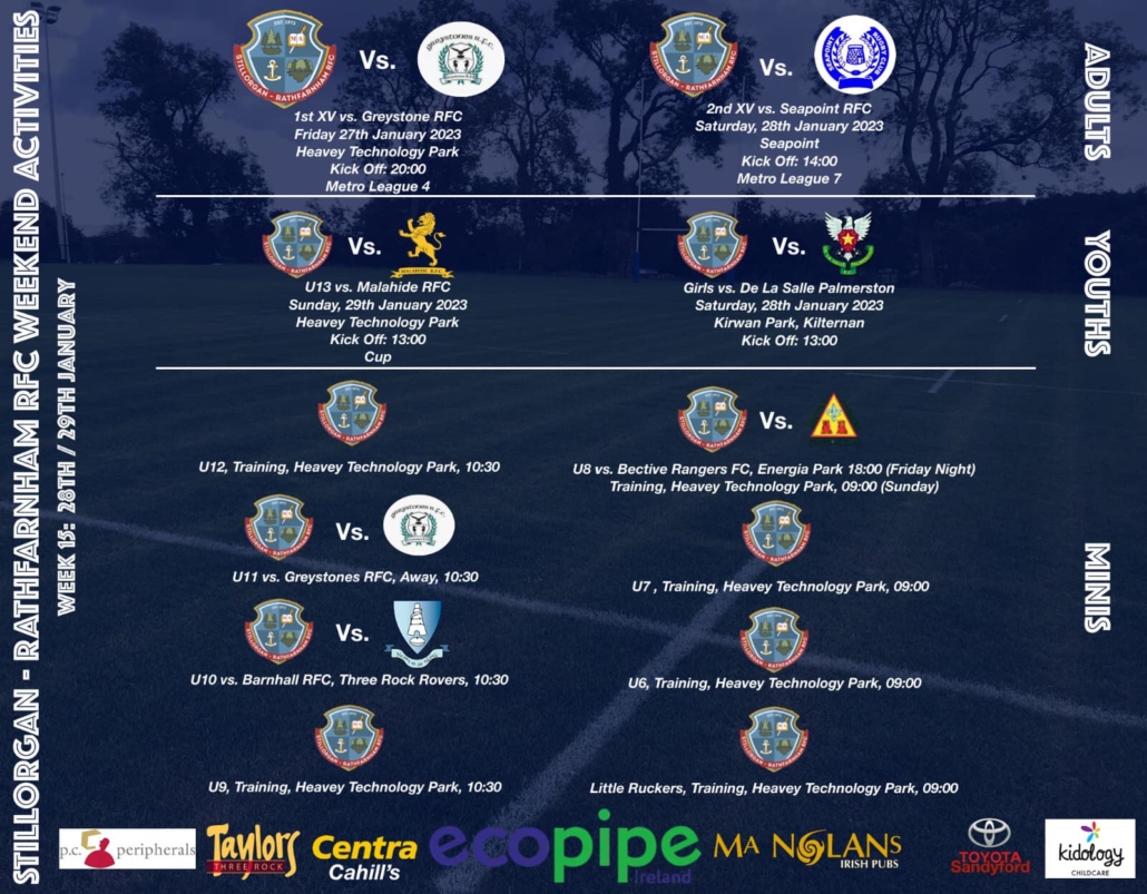 weekend fixtures